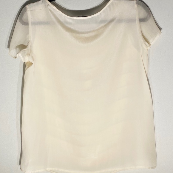 ZARA WOMAN**Med Cream Blouse - Picture 6 of 6